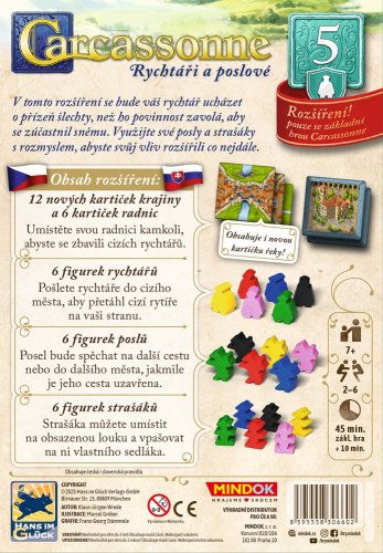 Carcassonne rozšíření 5: Rychtáři a poslové (2025)