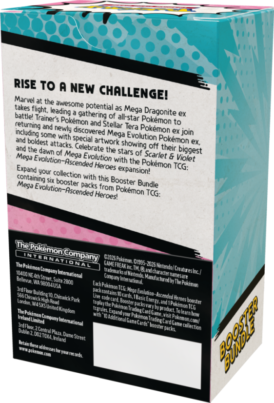 Pokémon TCG: Ascended Heroes Booster Bundle