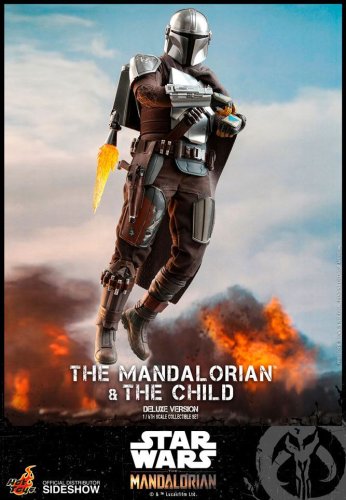Star Wars The Mandalorian: Mando & Grogu Deluxe 30 cm