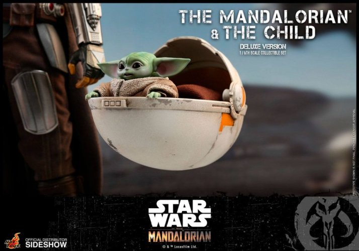 Star Wars The Mandalorian: Mando & Grogu Deluxe 30 cm