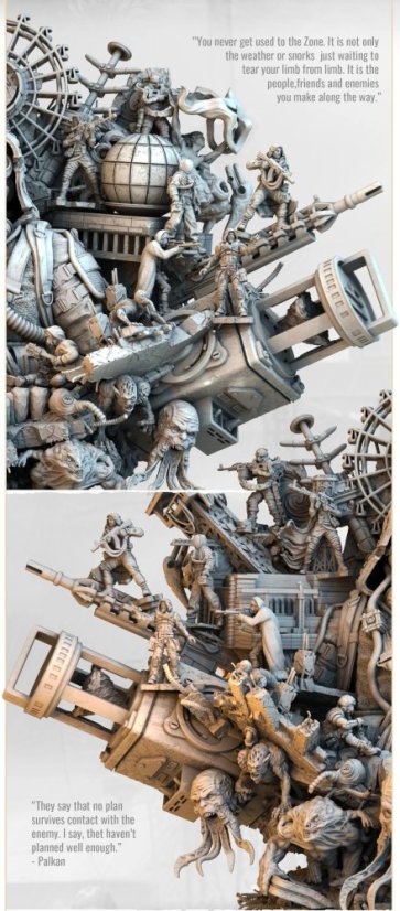 S.T.A.L.K.E.R. The Board Game: Sběratelské Diorama