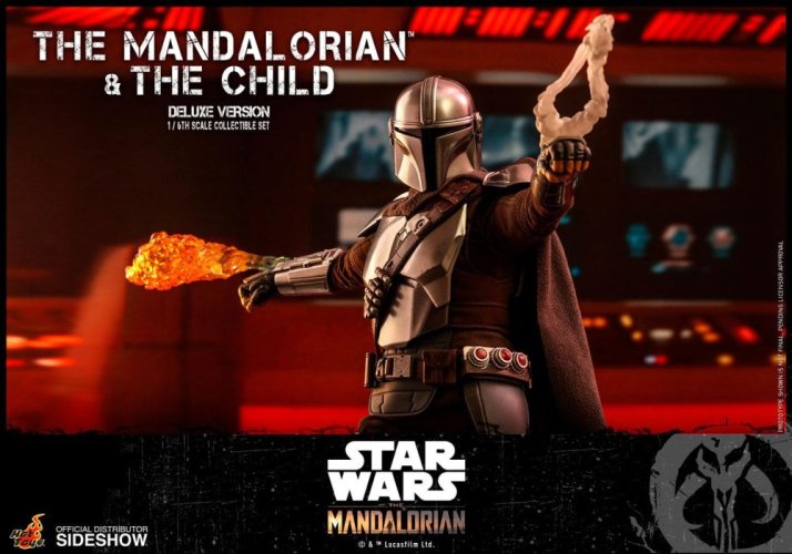 Star Wars The Mandalorian: Mando & Grogu Deluxe 30 cm