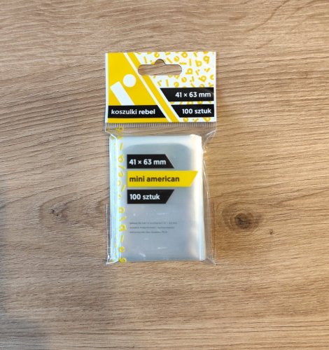 Obaly na karty Rebel 41x63mm