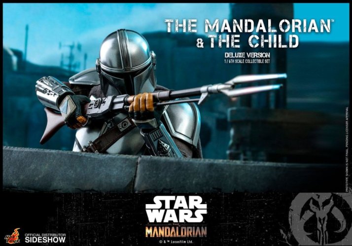 Star Wars The Mandalorian: Mando & Grogu Deluxe 30 cm