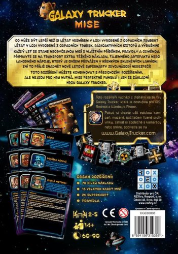 Galaxy Trucker: Mise
