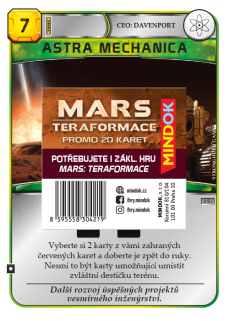 Mars: Teraformace – 20 promo karet