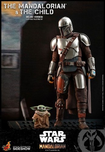 Star Wars The Mandalorian: Mando & Grogu Deluxe 30 cm