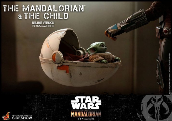 Star Wars The Mandalorian: Mando & Grogu Deluxe 30 cm