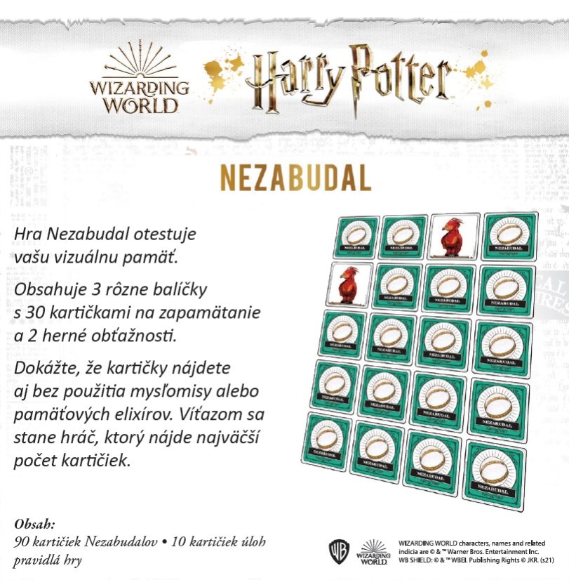 Harry Potter: Nezabudal