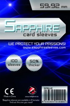 Sapphire Blue - 100x Standard European (59x92mm)