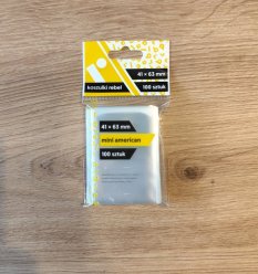 Obaly na karty Rebel 41x63mm