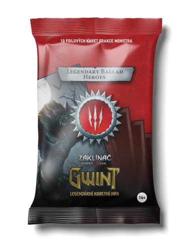 Karetní hra Gwint - Ballads Legendary Foil Cards - Příšery