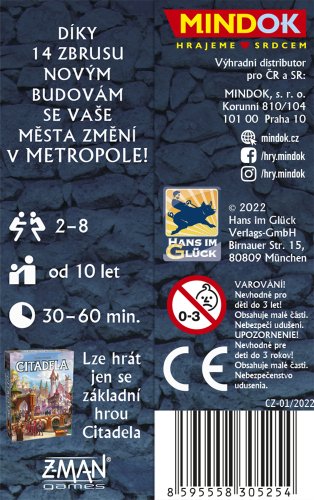 Citadela: Metropole – mini rozšíření